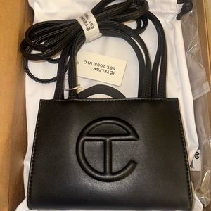 Telfar Black Small Shopping Bag